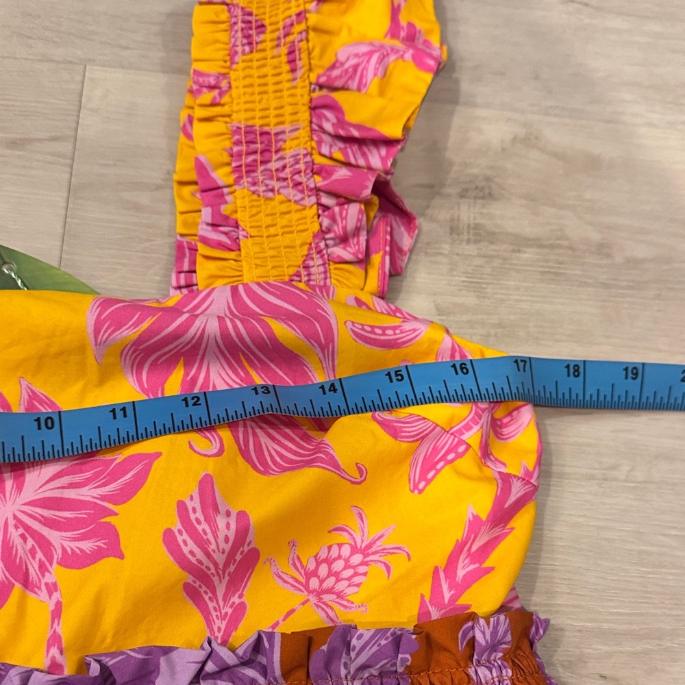 FARM Rio NWT Tropical Swing Mix Mini Colorful Dress in 100% organic Cotton. - Picture 11 of 12